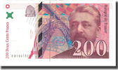 France 200 Francs Eiffel, Fayette:75.02, KM:159a -