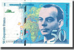 France 50 Francs St Exupéry, Fayette:72.2, KM:157b -