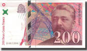 France 200 Francs Eiffel, Fayette:75.4b, KM:159b -
