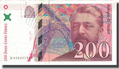 France 200 Francs Eiffel, 1996, Fayette:75.3b, KM:159b -