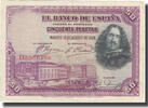 Spain 50 Pesetas Banknote, 1928-08-15, KM:75a -