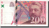 France 200 Francs Eiffel, Fayette:75.2, KM:159a -