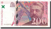 France 200 Francs Eiffel, Fayette:75.3a, KM:159b -