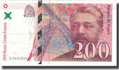 France 200 Francs Eiffel, Fayette:75.3b, KM:159b -