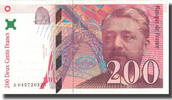 France 200 Francs Eiffel, Fayette:75.3b, KM:159b -