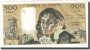 France 500 Francs Pascal, 1973-12-06, Fayette:71.10, KM:156b -