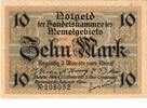 Memel 10 Mark Banknote, 1922-02-22, KM:5b -