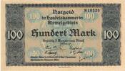 Memel 100 Mark Banknote, 1922-02-22, KM:9 -