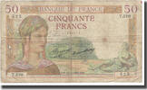 France 50 Francs Cérès, 1935-01-17, Fayette:17.3, KM:81 -