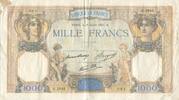 France 1000 Francs Cérès et Mercure, 1937-07-15 -