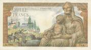 France 1000 Francs Déesse Déméter, 1943-07-22 -