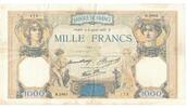 France 1000 Francs Cérès et Mercure, B.2985, Fayette:38.1 -
