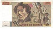France 100 Francs Delacroix, D.50, Fayette:69.5, KM:154b -