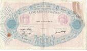 France 500 Francs Bleu et Rose, D.2542, Fayette:30.38, KM:66m -