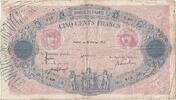 France 500 Francs Bleu et Rose, X.400, Fayette:30.22, KM:66g -