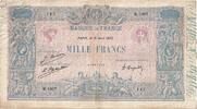 France 1000 Francs Bleu et Rose, M.1907, Fayette:36.41 -