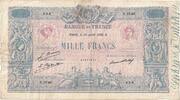 France 1000 Francs Bleu et Rose, S.2546, Fayette:36.43 -
