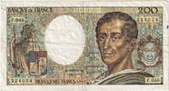 France 200 Francs Montesquieu, F.046, Fayette:70.7, KM:155b -