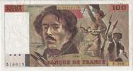 France 100 Francs Delacroix, D.168, Fayette:F.69bis02b -