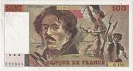 France 100 Francs Delacroix, Q.168, Fayette:F.69bis02b -