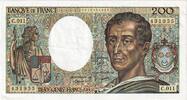 France 200 Francs Montesquieu, C.011, Fayette:70.2, KM:155a -