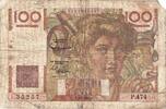 France 100 Francs Jeune Paysan, P.474, Fayette:28.33, KM:128d -