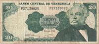 Venezuela 20 Bolivares Banknote, 1992-12-08, KM:63d -