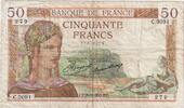 France 50 Francs Cérès, C.3091, Fayette:17.17, KM:81 -