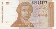 Croatia 1 Dinar 1991-10-08, KM:16a -