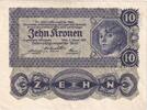 Austria 10 Kronen 1922-01-02, KM:75 -