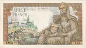 France 1000 Francs Déesse Déméter, 1943-07-22, Z.7292 -