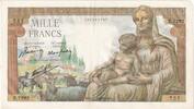 France 1000 Francs Déesse Déméter, 1943-07-22, Z.7292 -