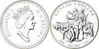Canada Dollar Elizabeth II, Henry Kelsey, Royal Canadian Mint, Silver -