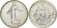 France 5 Francs Semeuse, Paris, Silver, Gadoury:770, KM:926 -