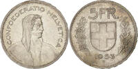 Switzerland 5 Francs Bern, Silver, KM:40 -