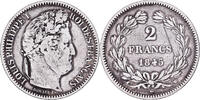 France 2 Francs Louis Philippe I, Lille, Silver, Gadoury:520 -