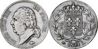 France 5 Francs Louis XVIII, Bayonne, Silver, Gadoury:614 -