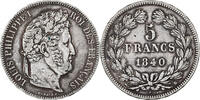 France 5 Francs Louis Philippe I, Rouen, Silver, Gadoury:678 -