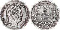 France 5 Francs Louis Philippe I, Lille, Silver, Gadoury:678 -