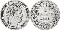 France 5 Francs Louis Philippe I, Strasbourg, Silver -