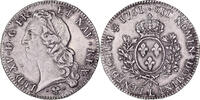 France Ecu Louis XV, Écu au bandeau, Bayonne, Silver -