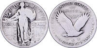 United States Quarter Standing Liberty, U.S. Mint, Silver -