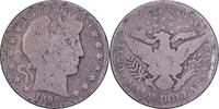 United States Half Dollar Barber, U.S. Mint, Silver, KM:116 -