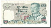 Thailand 20 Baht Banknote, KM:88 -