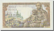 France 1000 Francs Déesse Déméter, 1942-08-13 -