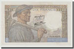 France 10 Francs Mineur, 1943-09-09, Fayette:8.9, KM:99a -