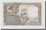France 10 Francs Mineur, 1941-10-09, Fayette:8.2, KM:99a -