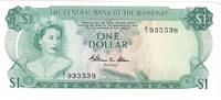 Bahamas 1 Dollar Banknote, KM:35b -