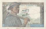 France 10 Francs Mineur, 1945-04-19, Fayette:8.13, KM:99b -