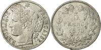 France 5 Francs Coin, Cérès, Paris, Silver, KM:818.1 -